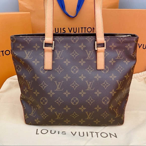 Louis Vuitton Auth Cabas Piano Shoulder Bag! - Picture 3 of 9